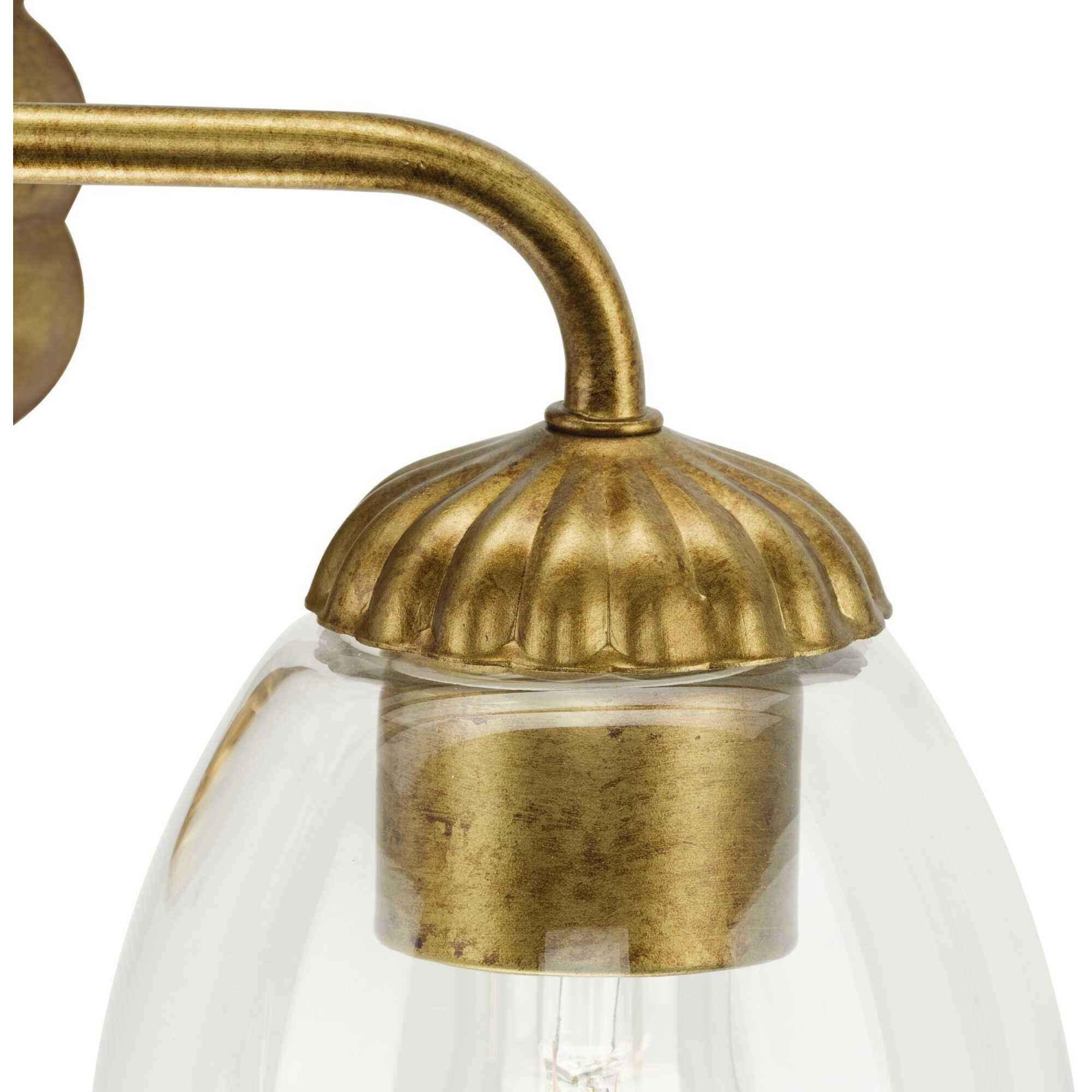 Quillan 2 Light 14.5 inch Gold Ombre Bathroom Vanity Light Wall Light