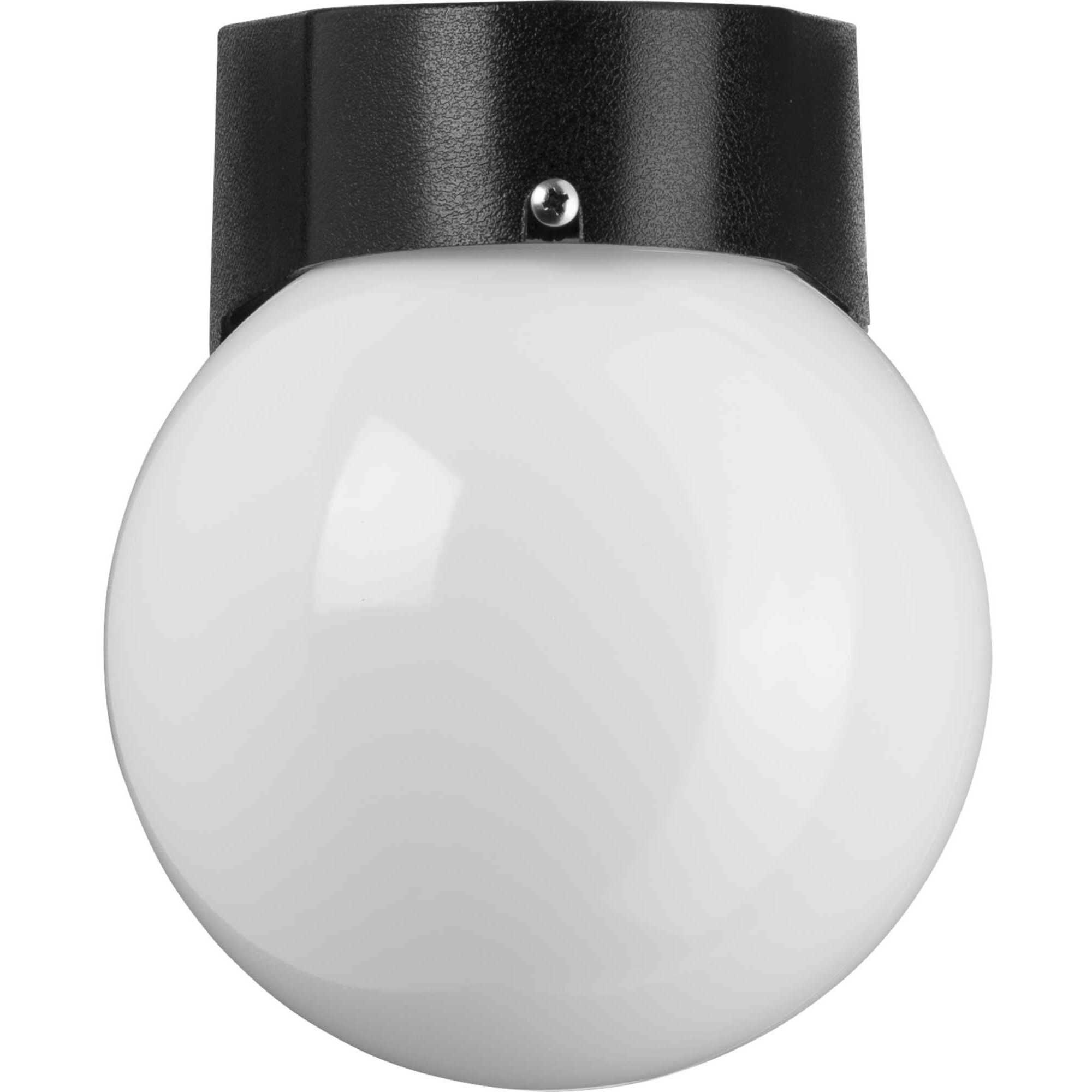 Polycarbonate Outdoor Outdoor Wall Lantern in Black