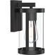 Kagen 1 Light 10 inch Matte Black Outdoor Wall Light
