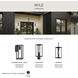 Ryle 1 Light 16 inch Matte Black Outdoor Post Mount Lantern