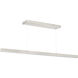 Planck LED LED 47 inch Brushed Nickel Pendant Ceiling Light, Progress LED