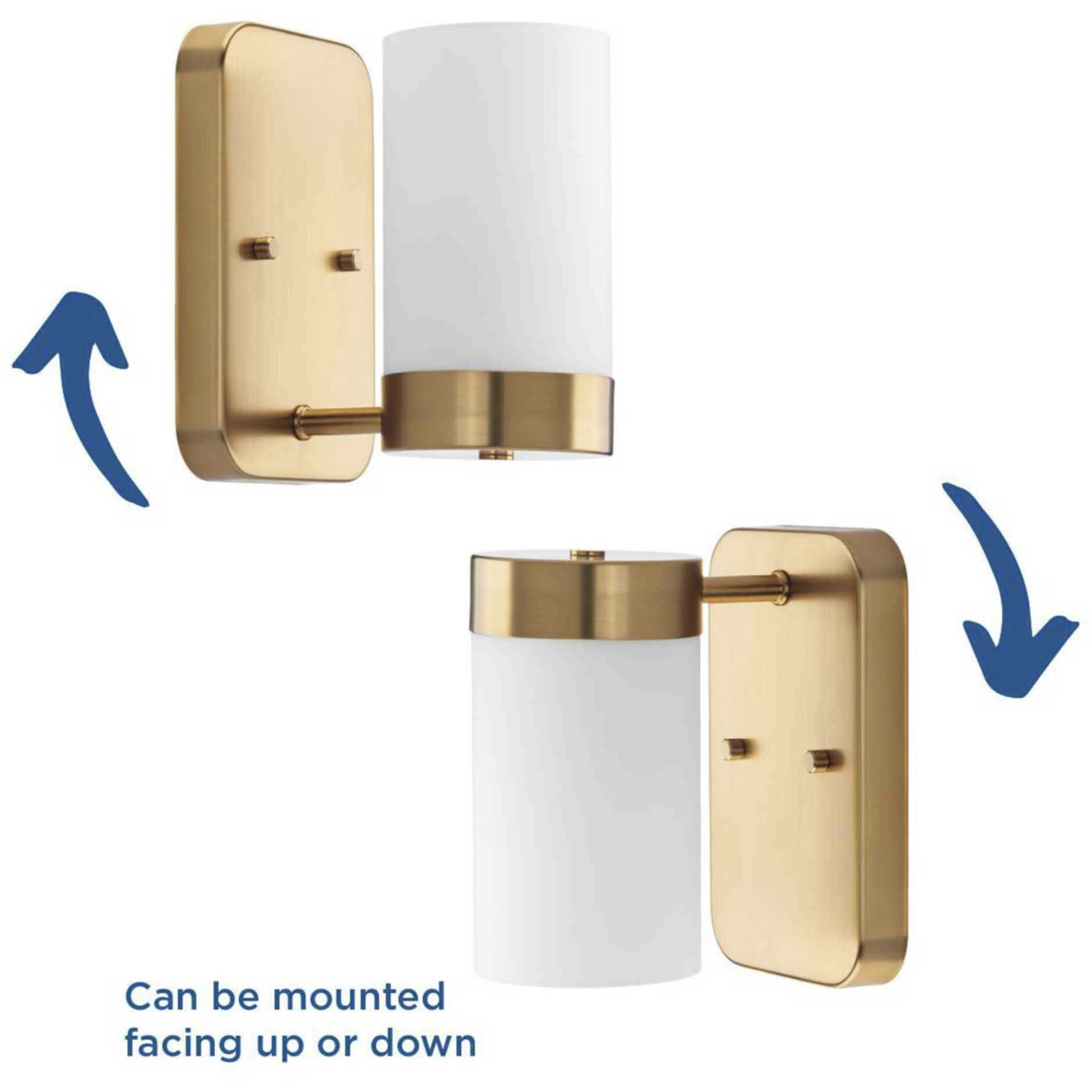 Elevate 1 Light 5 inch Brushed Bronze Bath Vanity Wall Light, Design Series