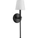 Elara 1 Light 4 inch Matte Black Wall Bracket Wall Light