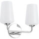 Celino 2 Light 14 inch Polished Chrome Vanity Light Wall Light
