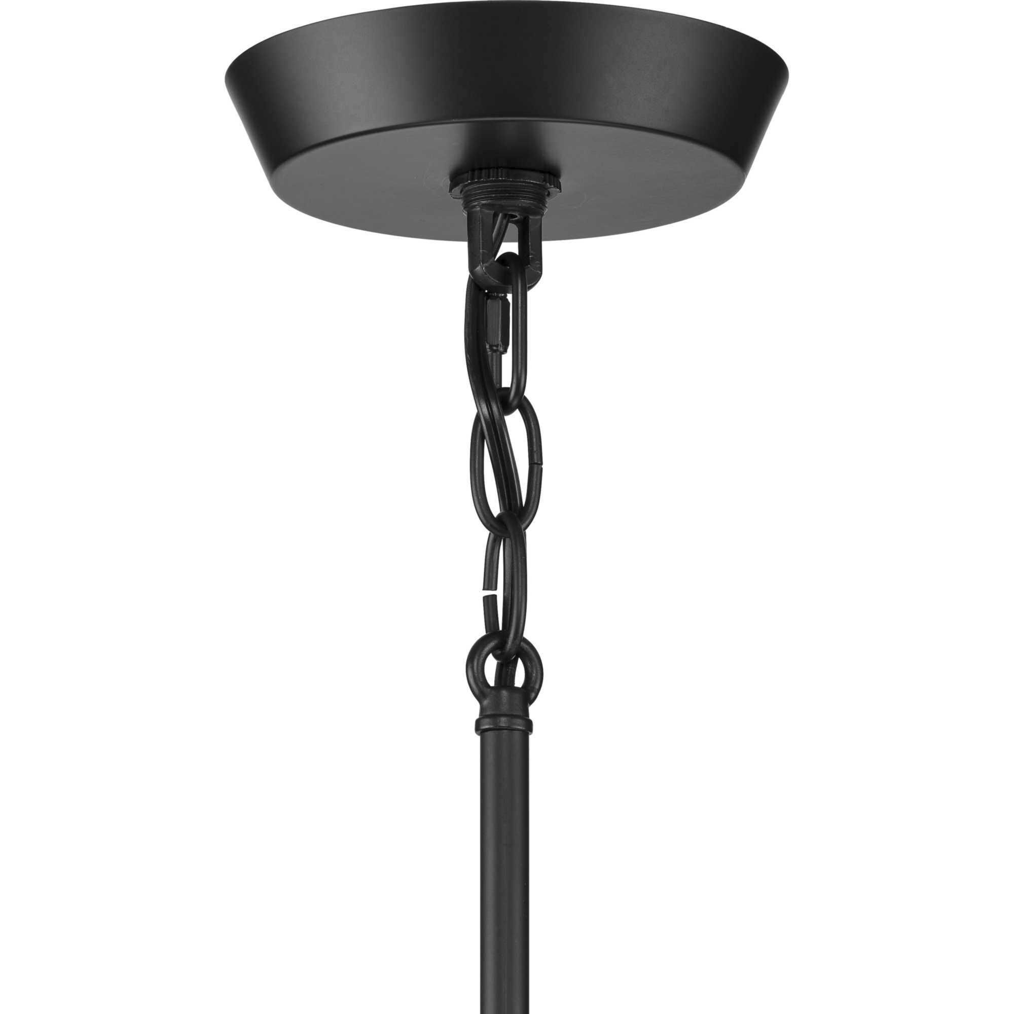 Trimble 3 Light 44.12 inch Matte Black Chandelier Ceiling Light, Design Series