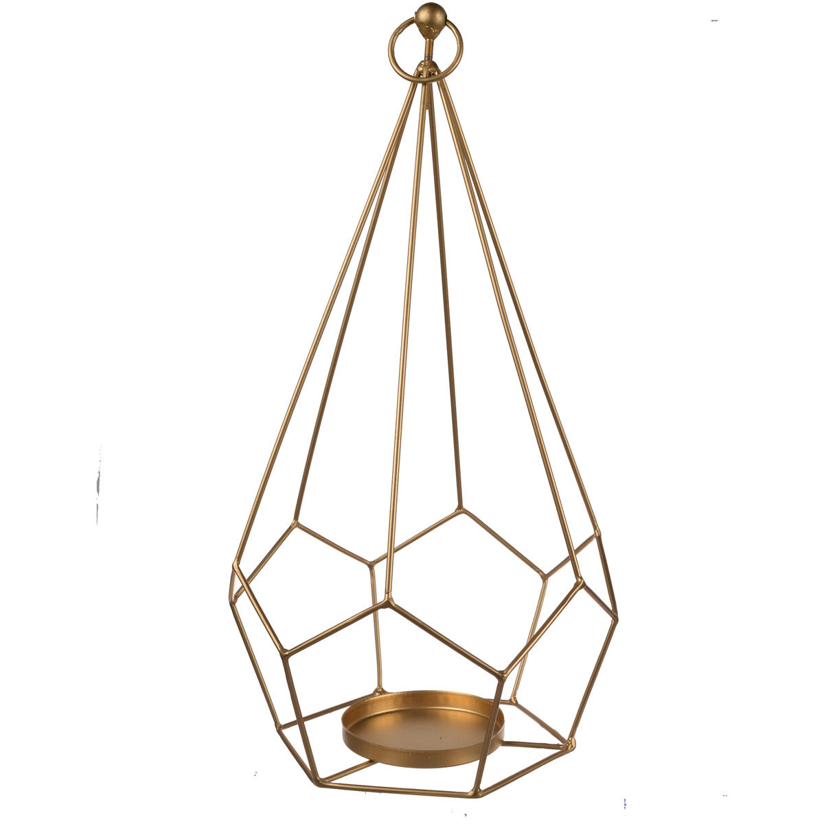 Metallic 17 X 9 inch Candle Holder