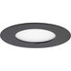 Edgelit Recessed LED Black Recessed Light, Progress LED