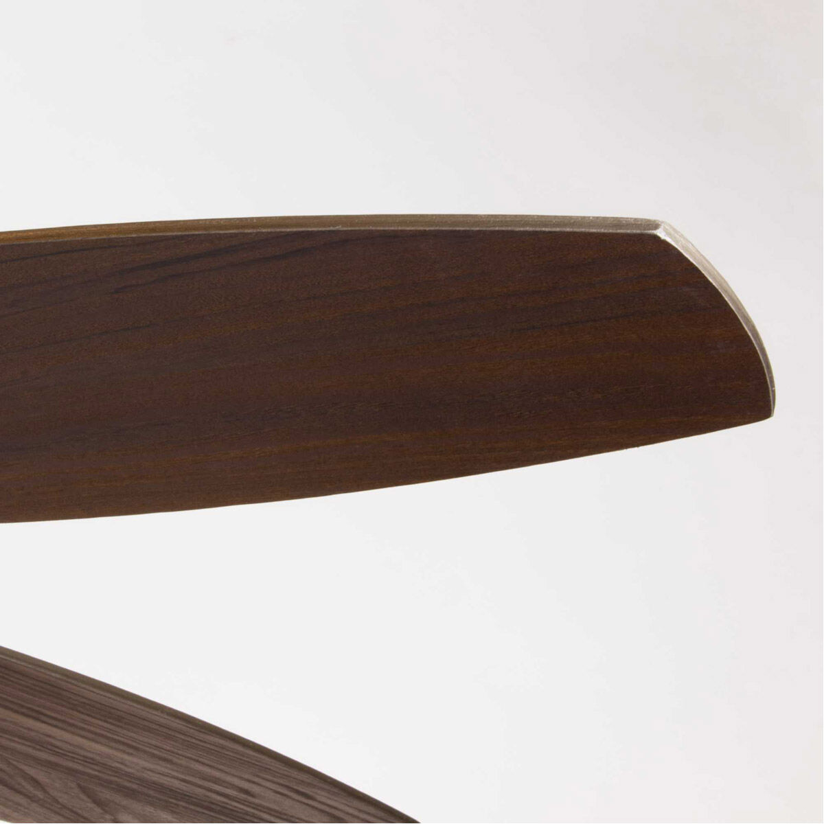 Kudos 52 inch Brushed Nickel with Silver/American Walnut Blades Ceiling Fan, Progress LED