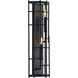Torres 2 Light 8 inch Textured Black ADA Wall Sconce Wall Light, Design Series