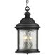 Ashmore 3 Light 10 inch Textured Black Outdoor Hanging Lantern 