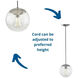 Atwell 1 Light 8 inch Brushed Nickel Pendant Ceiling Light, Small