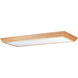 Modular Fluorescent Oak 15 inch Trim and Diffuser