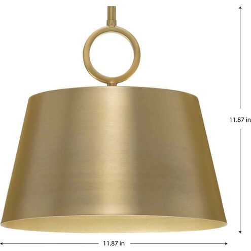 Parkhurst 1 Light 12 inch Brushed Bronze Pendant Ceiling Light