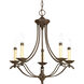 Avalon 5 Light 27 inch Antique Bronze Chandelier Ceiling Light