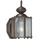 Roman Bronze 1 Light 10 inch Roman Bronze Outdoor Wall Lantern