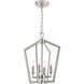 Galloway 4 Light 14.25 inch Brushed Nickel Foyer Light Ceiling Light
