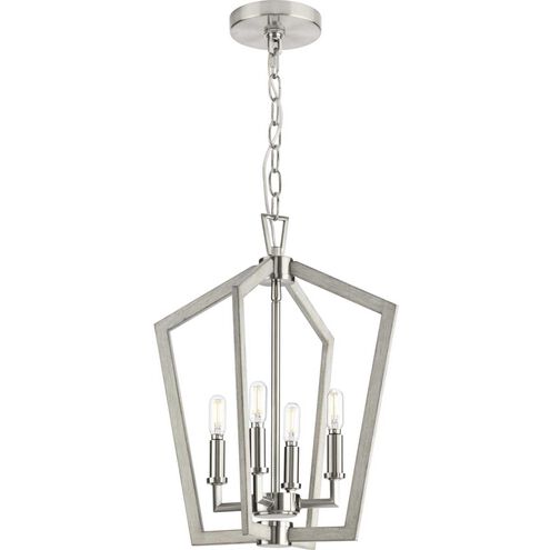 Galloway 4 Light 14.25 inch Brushed Nickel Foyer Light Ceiling Light
