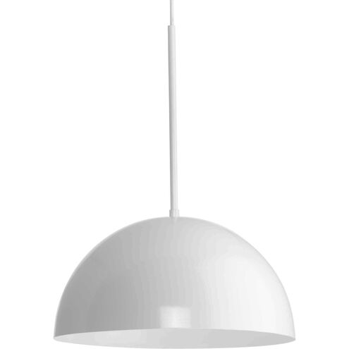 Perimeter 1 Light 15.75 inch White Pendant Ceiling Light