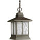 Greenridge LED 12 inch Antique Bronze Outdoor Wall Lantern