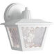 Polycarbonate Outdoor 1 Light 8 inch White Outdoor Wall Lantern