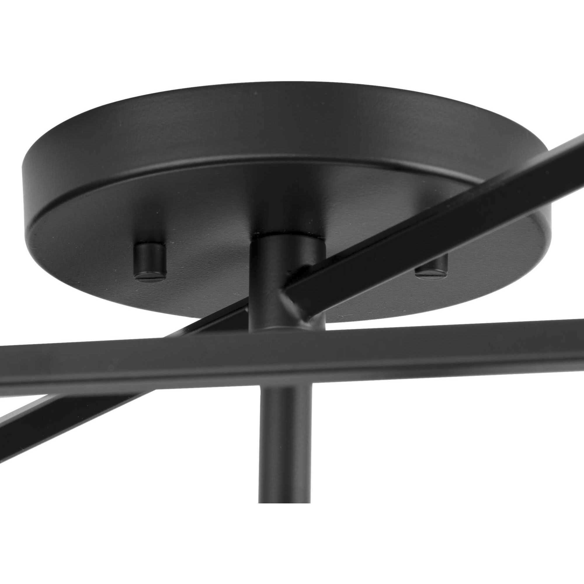 Navarre 1 Light 19.87 inch Matte Black Indoor/Outdoor Semi-Flush Mount Ceiling Light