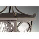 Cadence 3 Light 10 inch Oil Rubbed Bronze Outdoor Hanging Lantern, Design Series
