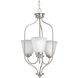 Keats 3 Light 15 inch Brushed Nickel Foyer Pendant Ceiling Light