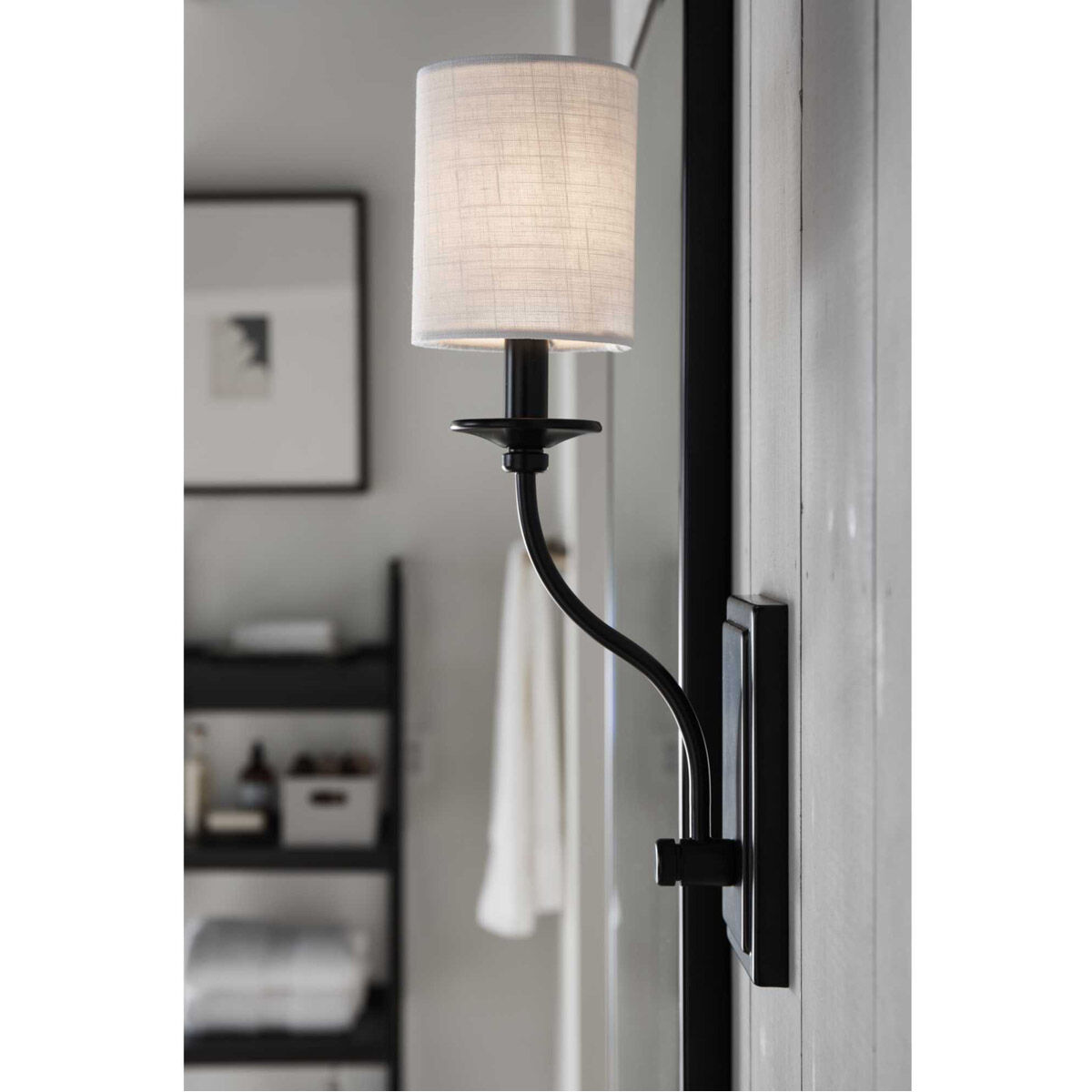 Bonita 1 Light 5 inch Matte Black Wall Sconce Wall Light, Design Series