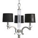 Roxbury 3 Light 20 inch Classic Silver Chandelier Ceiling Light