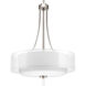 Invite 4 Light Brushed Nickel Pendant Ceiling Light