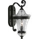 Seirenes 2 Light 19 inch Textured Black Outdoor Wall Lantern