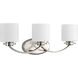 Nisse 3 Light 24 inch Polished Nickel Bath Vanity Wall Light