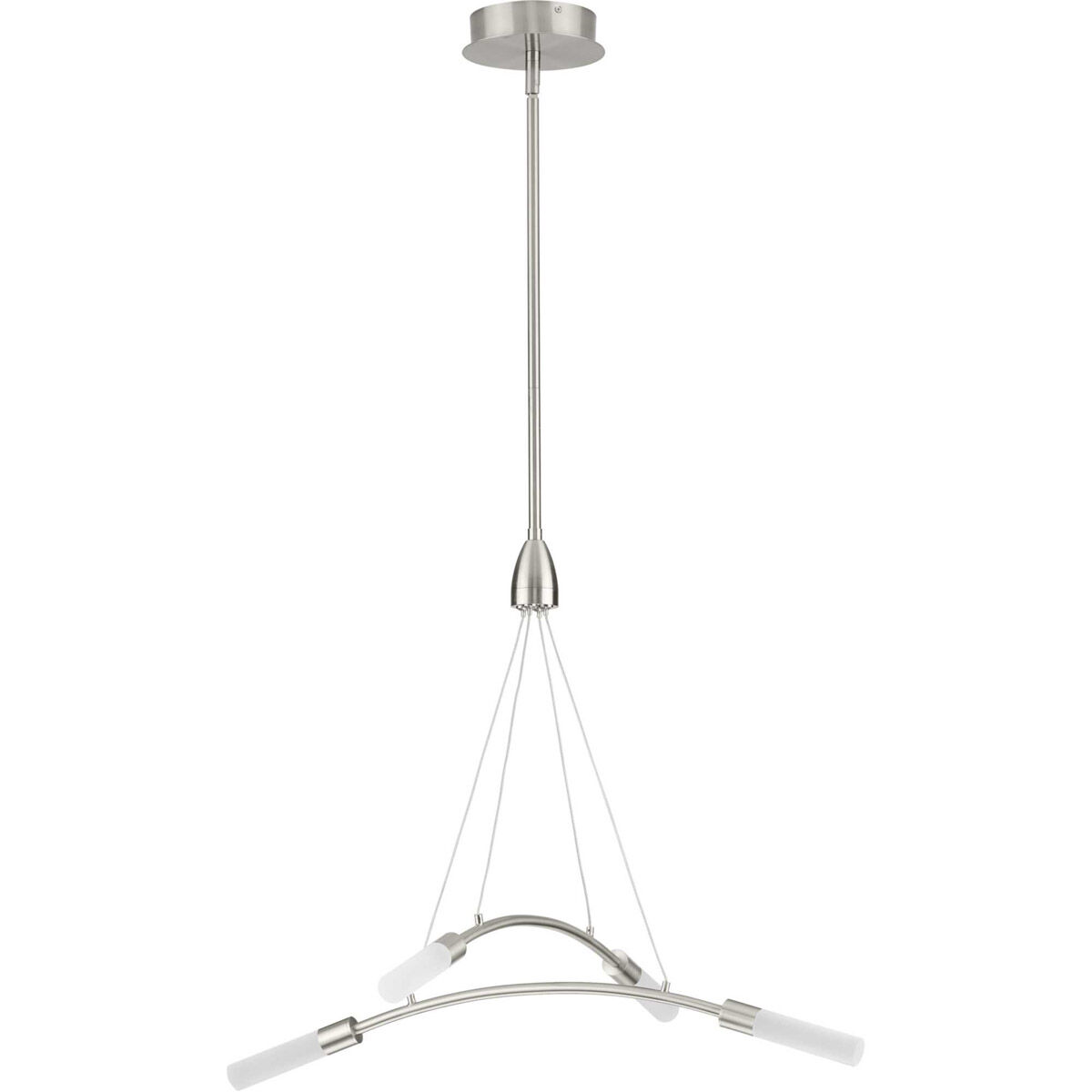 Kylo LED LED 30 inch Brushed Nickel Chandelier Ceiling Light, Progress LED