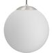 Atwell 1 Light 12 inch Brushed Nickel Pendant Ceiling Light, Large