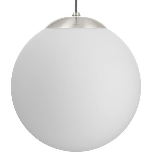 Atwell 1 Light 12 inch Brushed Nickel Pendant Ceiling Light, Large