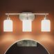 Reines 3 Light 22.75 inch Brushed Nickel Bath Vanity Wall Light