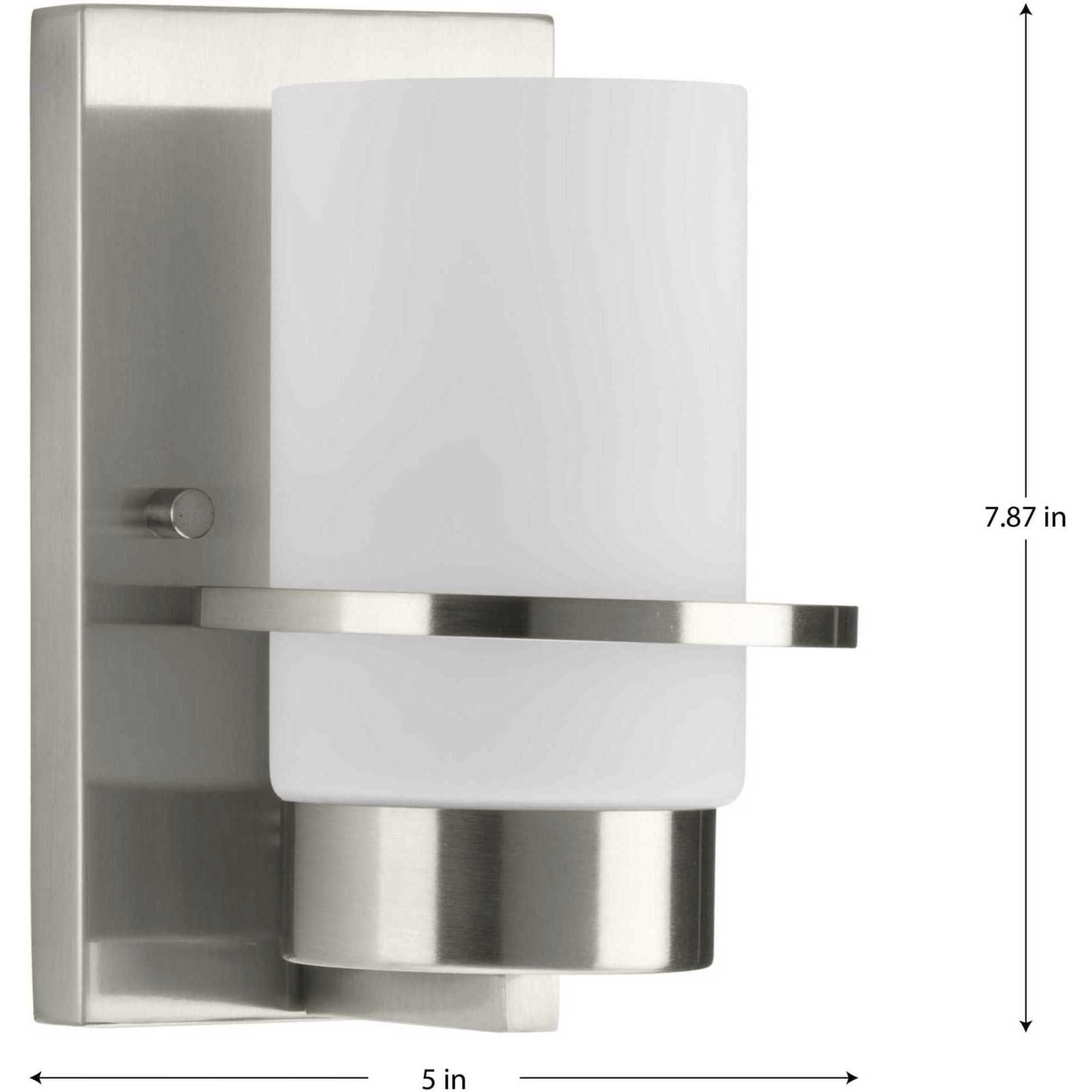Reiss 1 Light 5.75 inch Brushed Nickel Bath Light Wall Light