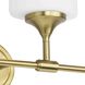 Lynzie 4 Light 33.25 inch Brushed Gold Bath Vanity Light Wall Light