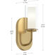 Mack 1 Light 4.75 inch Brushed Gold Wall Sconce Wall Light