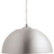 Dome LED LED 10 inch Satin Aluminum Pendant Ceiling Light, Progress LED
