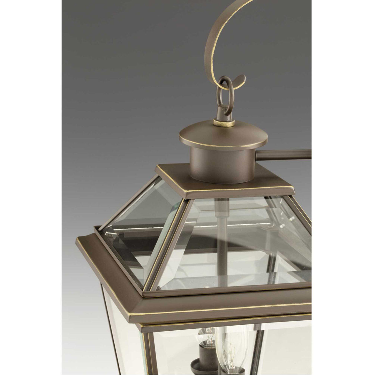 Burlington 2 Light 9 inch Antique Bronze Outdoor Hanging Lantern