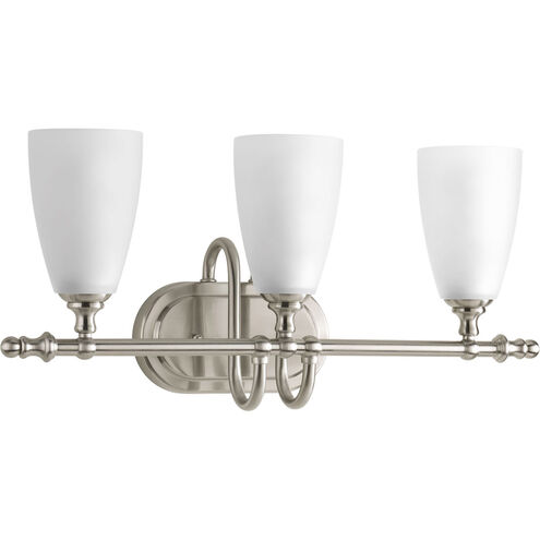 Revive 3 Light 21 inch Brushed Nickel Vanity Wall Light