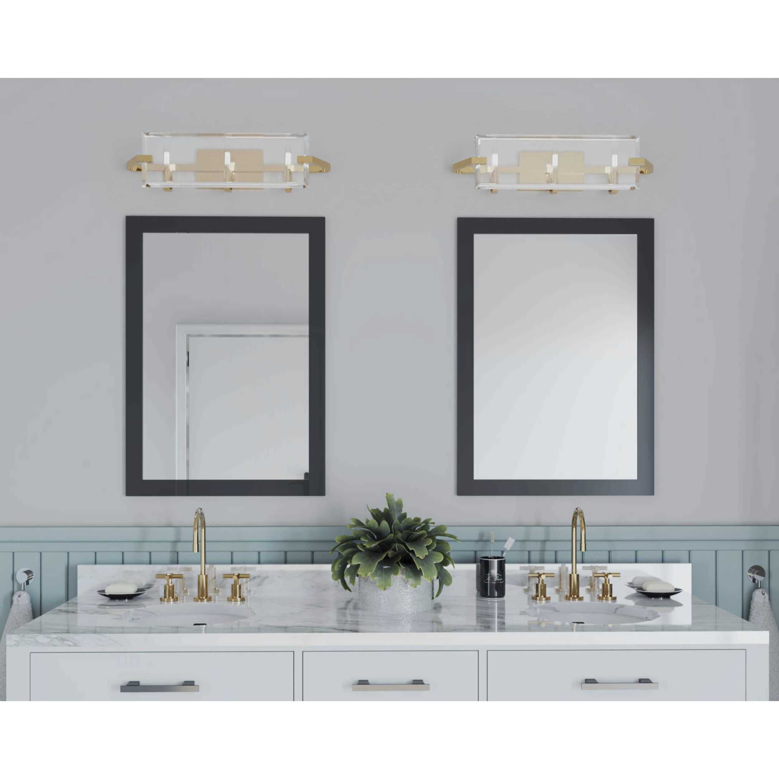 Cahill 3 Light 24 inch Brushed Bronze Bath Vanity Wall Light, Design Series