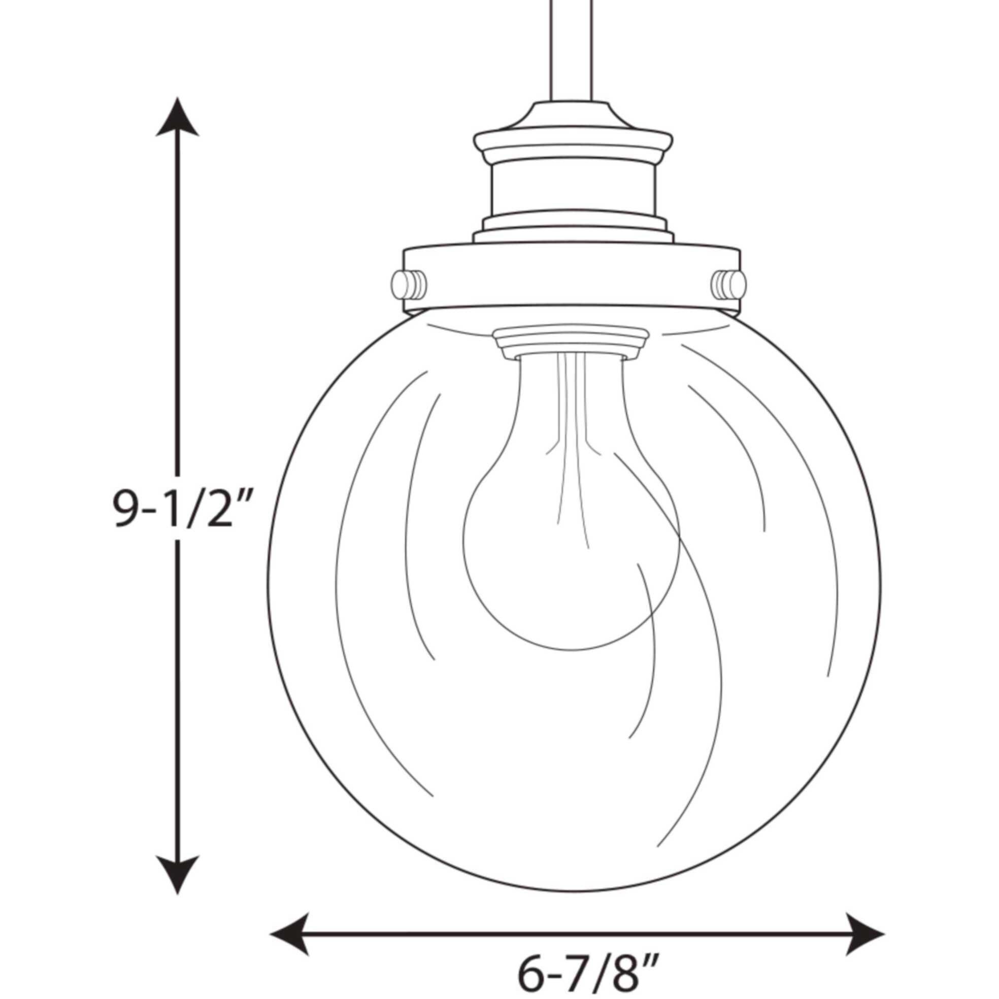 Penn 1 Light 6.88 inch Natural Brass Mini-Pendant Ceiling Light