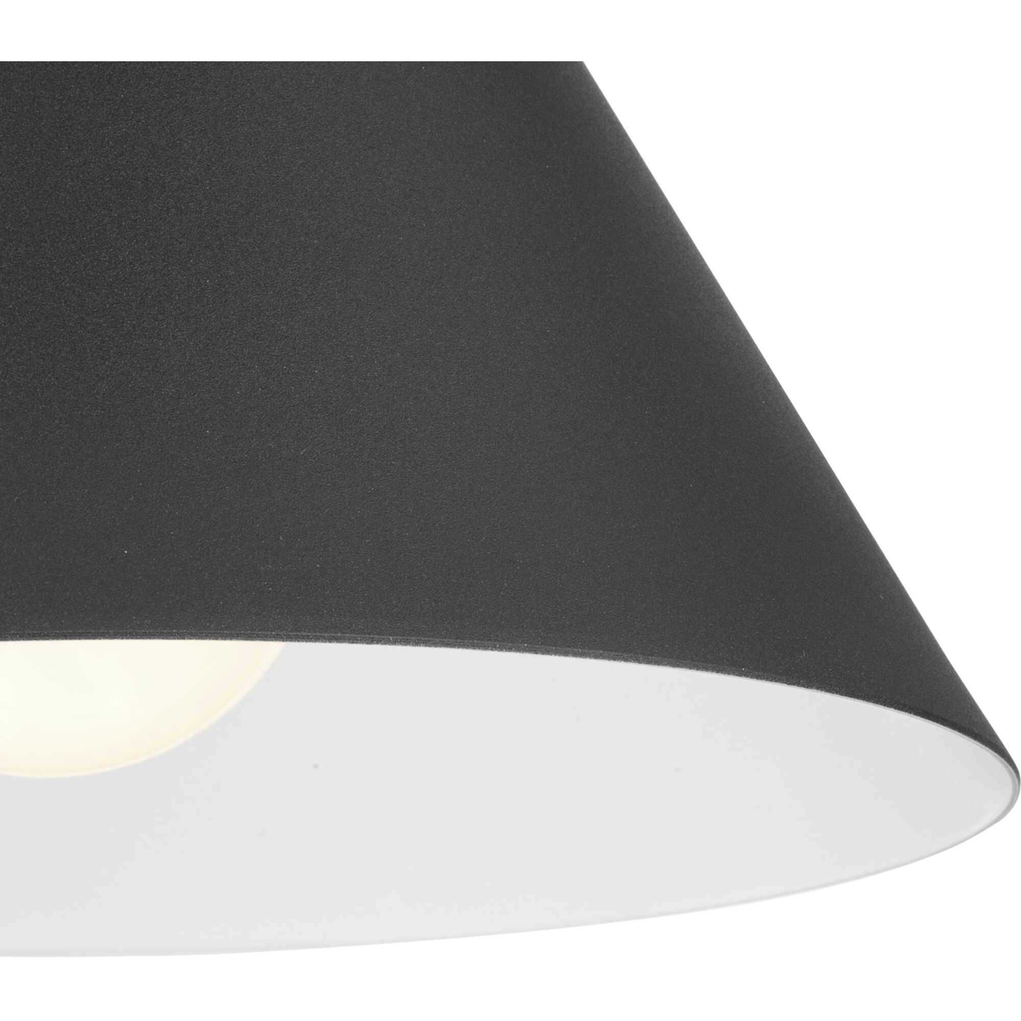 Ward 1 Light 7.37 inch Textured Black Outdoor Wall Lantern