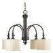 Clayton 4 Light 28.38 inch Espresso Chandelier Ceiling Light