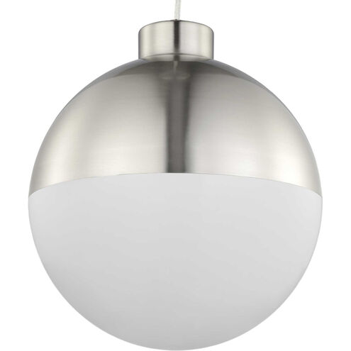 Globe LED LED Brushed Nickel Pendant Ceiling Light, Progress LED