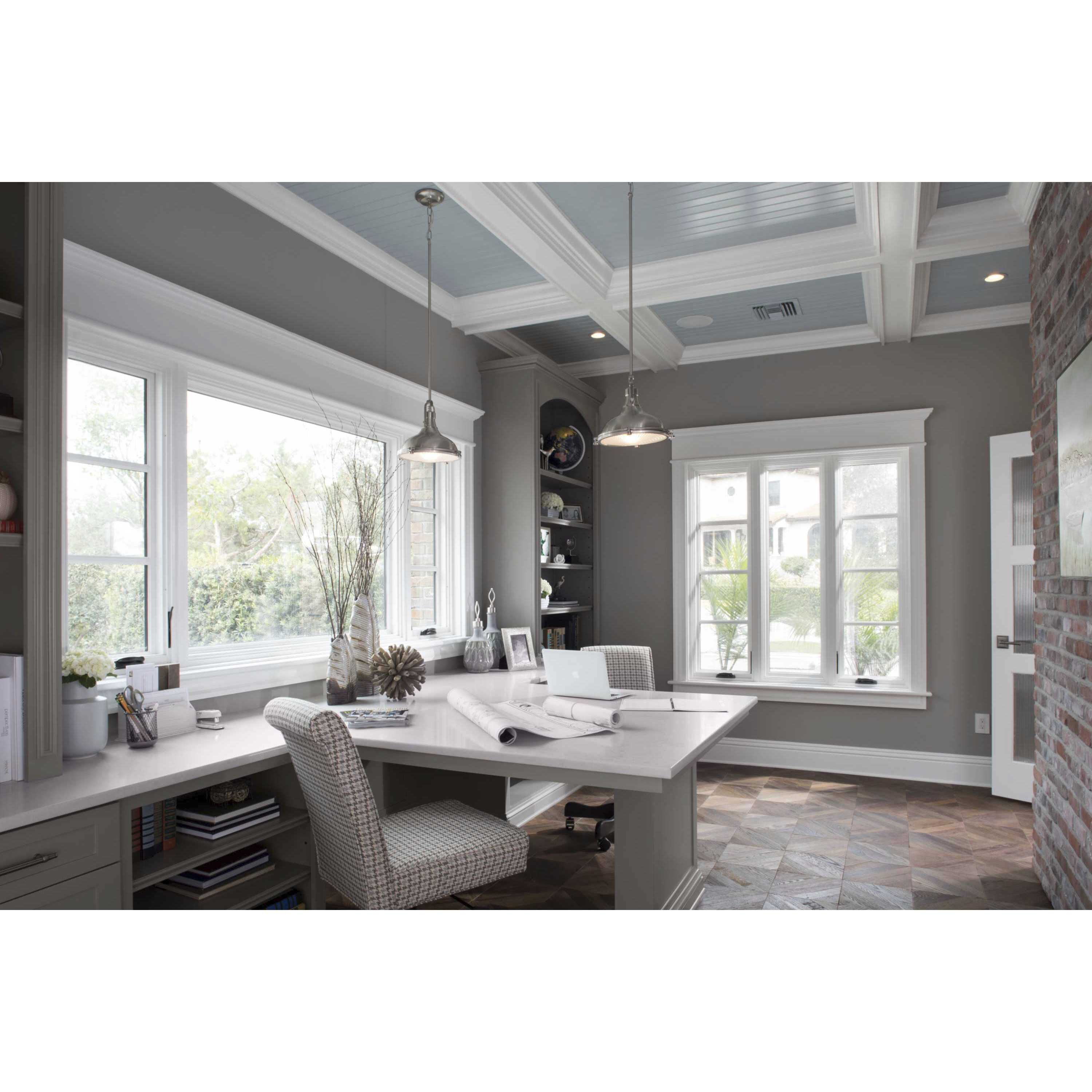 Fresnel Lens 1 Light 12.13 inch Brushed Nickel Pendant Ceiling Light in Standard Lamping