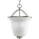 New Bedford 2 Light 11 inch Brushed Nickel Hall & Foyer Ceiling Light