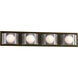 Reign 4 Light 30 inch Antique Bronze Bath Vanity Wall Light